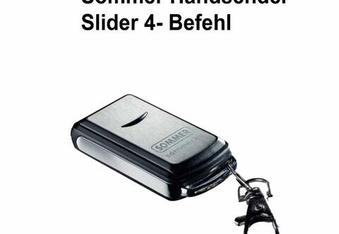 Sommer Handsender Slider 4-Kanal