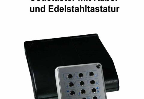 Codetaster mit Kabel und Edelstahltastatur