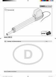 Drehtor Antrieb Sommer TWIST 200 E