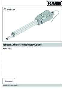 Drehtor Antrieb Sommer TWIST 350