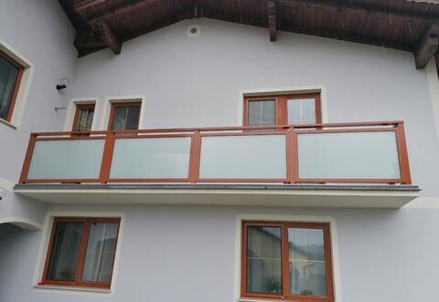 Aluminium-Glas Geländer