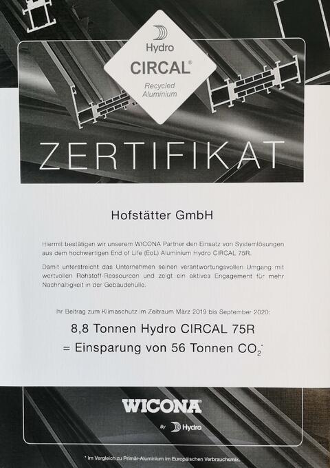 Zertifikat Hydro