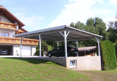 Carports und Lagerräume