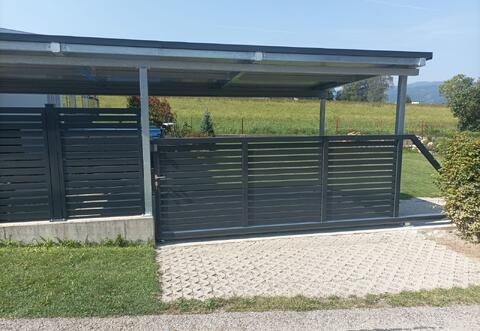 Schiebetor Querlatten