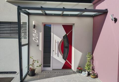 Eingangsüberdachung