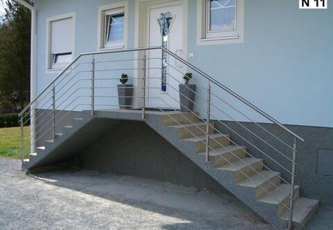 Geländer & Zäune aus Edelstahl / Niro