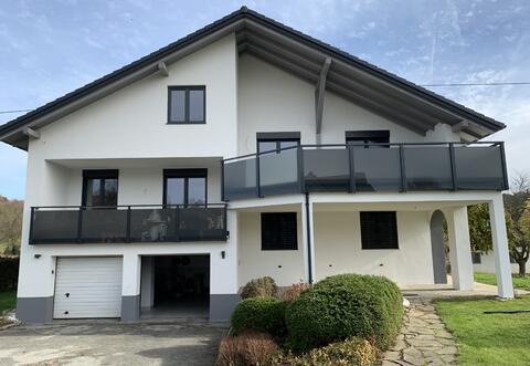 Aluminium Glas Geländer