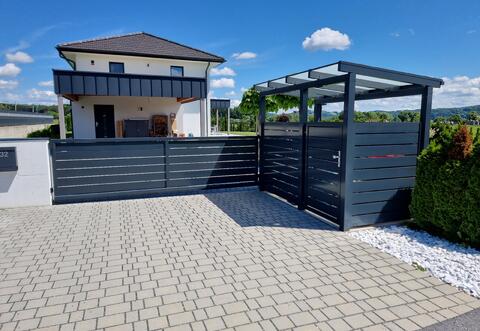 Schiebetor Querlatten