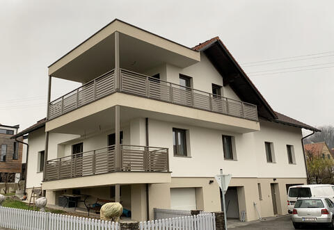 Aluminium Querlatten Geländer